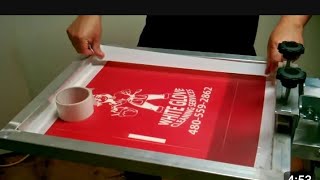 Screen Printing from Start to End [upl. by Normy]