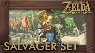 Zelda Breath of the Wild  Salvager Armor Set Location Xenoblade Chronicles 2 Quest [upl. by Ydnac668]