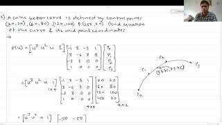 Solved Problems on Hermite Spline and Bezier Curve [upl. by Erlewine888]