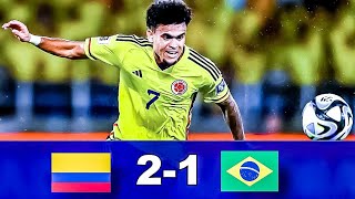 Resumen COLOMBIA VS BRASIL 21ELIMINATORIAS mundial 2026 [upl. by Liuka]