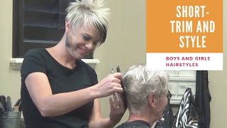 Hairstyles for Women Over 60  Over 50 Hairstyles and Pixie Cut [upl. by Leaper]