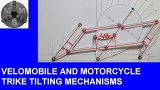 Tilting Trikes Part 1  Velomobile and Motorcycle Trike Tilting Mechanism Design [upl. by Jessamine296]