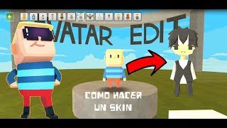 Kogama Skin tutorials  How to make an avatar [upl. by Shirberg]