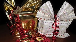 Pacchetti regalo originali Come impacchettare regali  Gift Wrapping DIY [upl. by Edana]