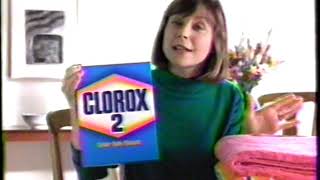 1991 Clorox 2 quotCleaner and brighterquot TV Commercial [upl. by Amity]