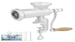 VEVOR Manual Meat Grinder Heavy Duty Cast Iron Hand Meat Grinder Review [upl. by Asirem]