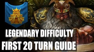 Total War Warhammer II  Legendary First 20 Turn Guide  Dwarfs [upl. by Eirual]