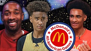 Alijah Arenas LIVE McDonalds All American Announcement [upl. by Iohk]