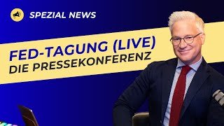 FEDPressekonferenz  FED SENKT ZINSEN UM 25 BASISPUNKTE [upl. by Goldner325]