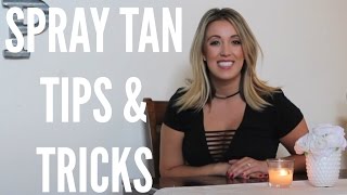 Spray tan Tips amp Tricks [upl. by Nirtak812]