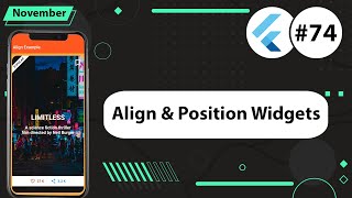 Flutter Tutorial  Align amp Position Widgets [upl. by Silverts]