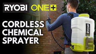 RYOBI 18V ONE 4 Gallon Chemical Sprayer [upl. by Thrift]