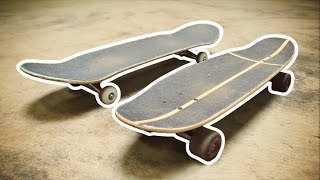 CRUISER SKATEBOARD VS NORMAL SKATEBOARD [upl. by Cirdla]