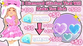 These 3 Diamond Glitches Will Make You Rich Fast Royale High Diamond Farming [upl. by Hillegass]