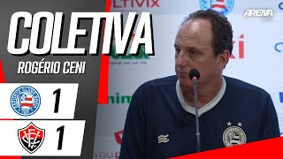 COLETIVA ROGÉRIO CENI  AO VIVO  Bahia x Vitória  Final Campeonato Baiano 2024 [upl. by Jackqueline]