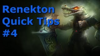 Renekton Quick Tips Creep Wave Manipulation [upl. by Yelha]