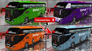 Bussid Shohagh Premium 7 New Bus Skin For Bussid 6th bus SRIKANDI SHD  Bus Simulator Indonesia [upl. by Hallock]