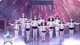 Dancing superstars DVJ are TRANSFORMING in the BGT Final  The Final  BGT 2018 [upl. by Madelaine]