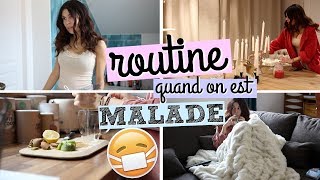 ROUTINE Quand on est malade 😷 [upl. by Ranie]