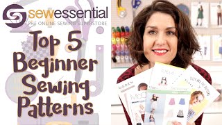 Top 5 Beginner Sewing Patterns [upl. by Eladroc935]