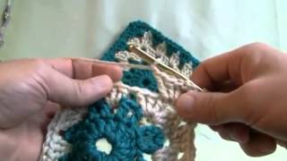 How To Crochet Granny Squares  Circle Centers [upl. by Edyaj]