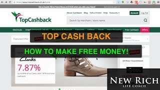 Topcashback How To Make FREE Money with Topcashback in UK and US Over £2000 So Far [upl. by Hinson]