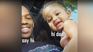 Travis Scott and Stormi being daddaughter goals for 4 minutes straight [upl. by Irakab]