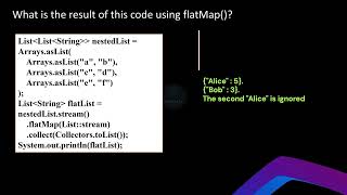 Java 8 Stream Filter GroupingBy PartitioningBy and Collect Explained Code snippet MCQ  Part 3 [upl. by Chancellor364]