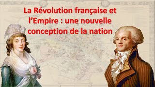 Premières 👑La Révolution et lEmpire une nouvelle conception de la Nation  cours complet [upl. by Diehl]