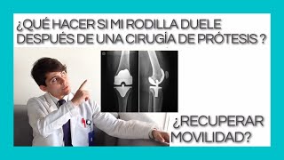 Rehabilitación después de una cirugía de prótesis de rodilla [upl. by Eram]