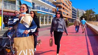 BENIDORM 🇪🇸 Beautiful Day Poniente Beach February 2024 Costa Blanca Spain 4K [upl. by Senga365]