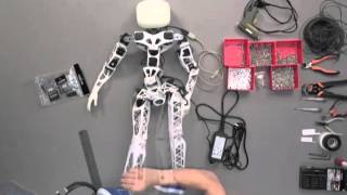 First 3Dprinted opensource humanoid robot [upl. by Philbin]