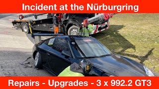 Porsche 996 GT3  Incident at the Nürburgring  Rebuild and season preparations [upl. by Batha]