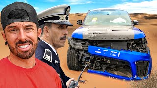 I DROVE TO THE SAHARA DESERT IN MY WRECKED RANGE ROVER SVR [upl. by Lainahtan]