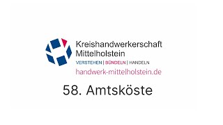 58 Amtsköste der Kreishandwerkerschaft Mittelholstein [upl. by Mireielle]