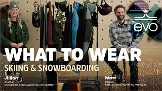 What to Wear Skiing amp Snowboarding  How to Dress [upl. by Aliel542]