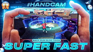 Worlds Fastest Back Run Gloo Wall Trick That You Never Seen Before 🧊😳   HANDCAM [upl. by Ahsaek]