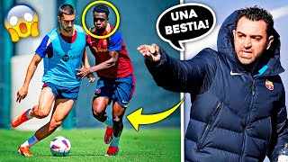 La BESTIA de 17 años de La Masía conmocionó a XAVI 🤯  ¡Landry Farre es el FUTURO del FC Barcelona [upl. by Ybbed143]