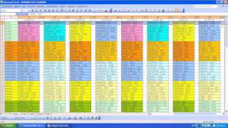 HORARIOS UTILIZANDO EXCEL PARTE 1 [upl. by Jarlen]