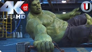 Thor vs Hulk  Fight Scene  The Avengers 2012 Movie Clip 4K HD [upl. by Whipple]