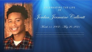 Jordan Jermain Callicutt  Funeral Service [upl. by Nivat733]