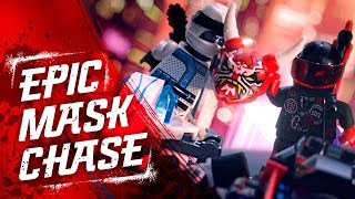 Ride Ninja StopMotion The Chase  LEGO NINJAGO [upl. by Aelahs8]