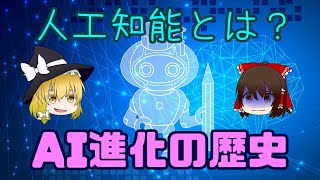 【ゆっくり解説／科学】人工知能とは？ AI進化の歴史（機械学習・ディープラーニング） [upl. by Savanna]