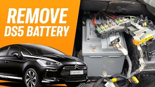 How to remove  replace battery from Citroen DS5 or Peugeot 3008 [upl. by Iaria200]