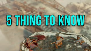 5 Things I wish I knew Before playing Foxhole [upl. by Asseram999]