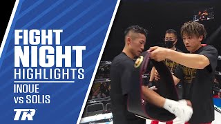 Takuma Inoue Wins Brother Naoyas Old Title Belt Inoue vs Solis Fight Highlights [upl. by Nnylesor]