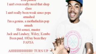 Chance The Rapper  Juice Lyrics [upl. by Latona]