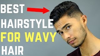 The BEST Hairstyle for Guys with Wavy Hair  My New Daily Hairstyle [upl. by Burra464]