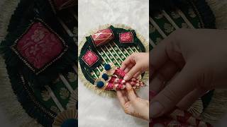 Beautiful Mehndi Platter Decoration Ideas💚Mehndi Platter for Wedding mehndi trending diy shorts [upl. by Napier]