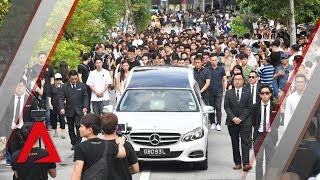 The final farewell Aloysius Pang laid to rest [upl. by Adnilak153]